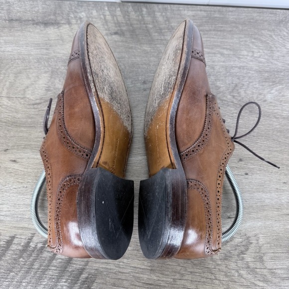 Allen Edmonds Cap-Toe Oxfords Men's 9D Walnut Brown Leather - Picture 7 of 13